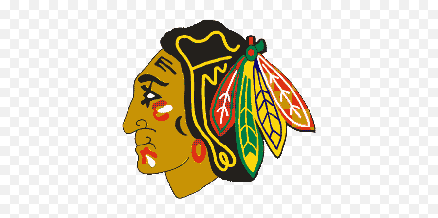 Chicago Blackhawk Nhl Hockey Team Logo 1965 - Present Chicago Blackhawks Emoji,Nhl Logo
