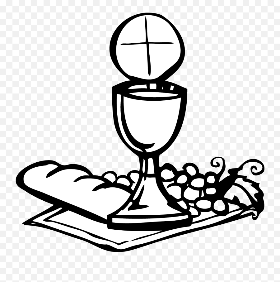 Clipart Communion Bread - Eucharist Clipart Png Emoji,Bread Clipart