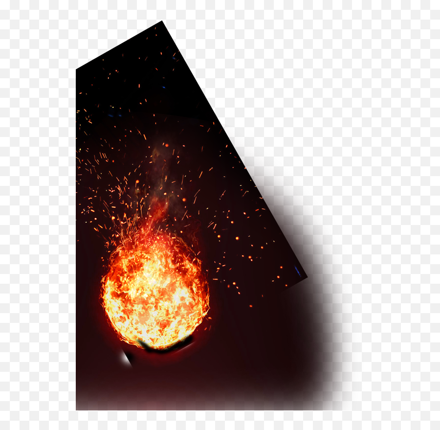 Download Fire Ball Png Fireball - Png Background Photo Edit Hd Emoji,Fire Ball Png