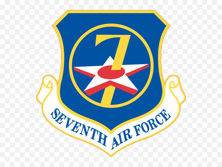 7th Air Force Us Air Force - 7th Air Force Logo Full Size 7th Air Force Emoji,Air Force Logo
