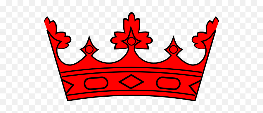 Download Crown Clip Art At Clker Com - Transparent Black And Red Crown Emoji,Cartoon Crown Png