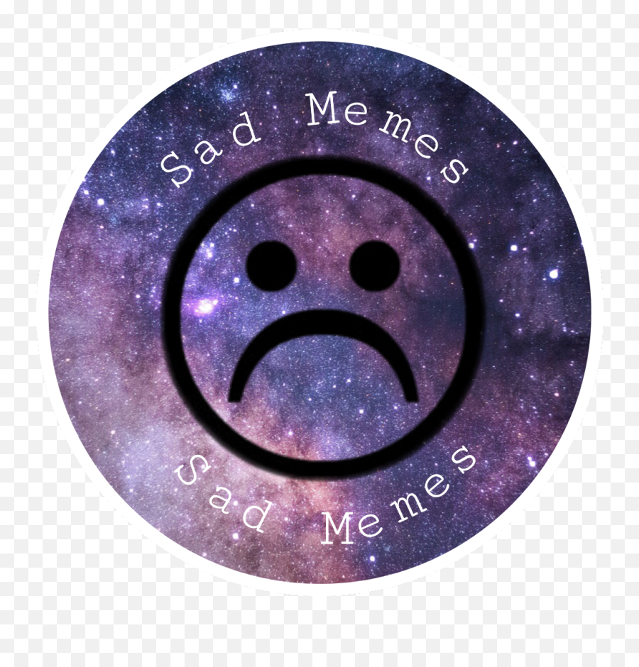 Download Hd Sad Sadmeme Sadboy Sadgirl Circle Face Emoji,Sad Face Emoji Transparent
