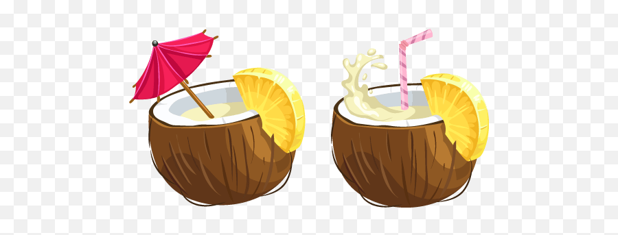Custom Cursor On Twitter The Piña Colada Is A Classic Emoji,Tropical Drink Clipart