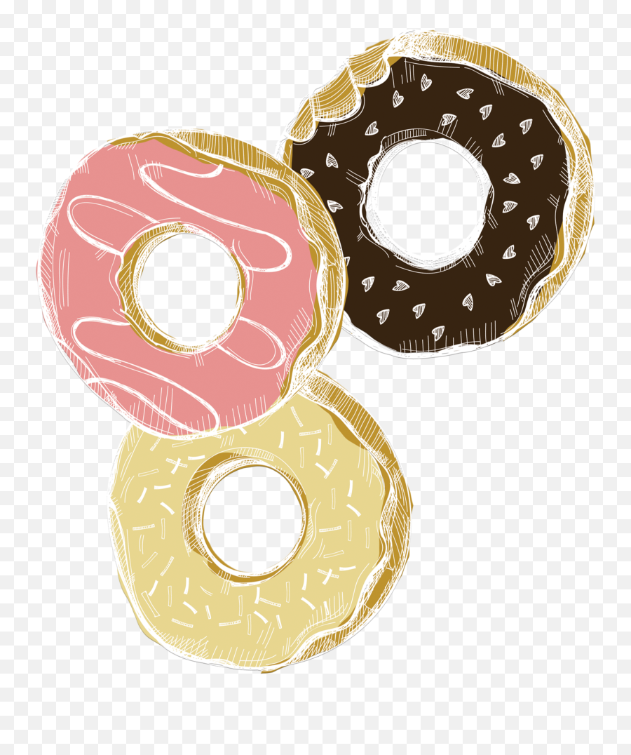 The Dainty Donut Factory Emoji,Donut Clipart Black And White
