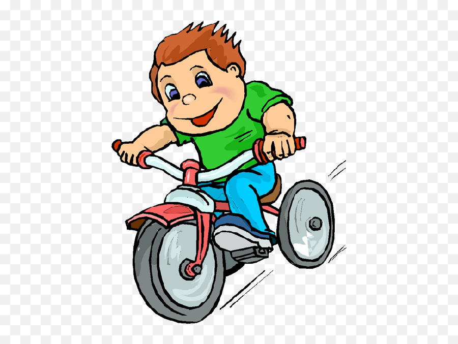 Baby Boy On Bicycle Cartoon Clip Art Images On A Transparent Emoji,Ride Bike Clipart