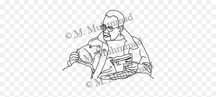 Old Man And Dog U2022 Maruvadq Emoji,Old Man Transparent
