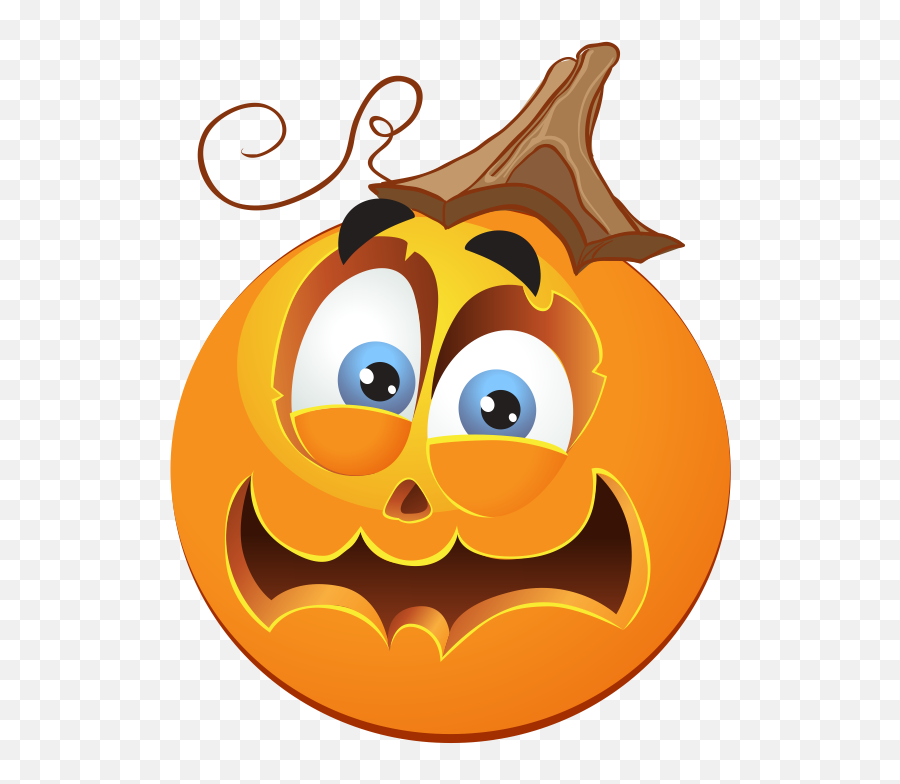 Pumpkin Emoji Decal,Dizzy Clipart