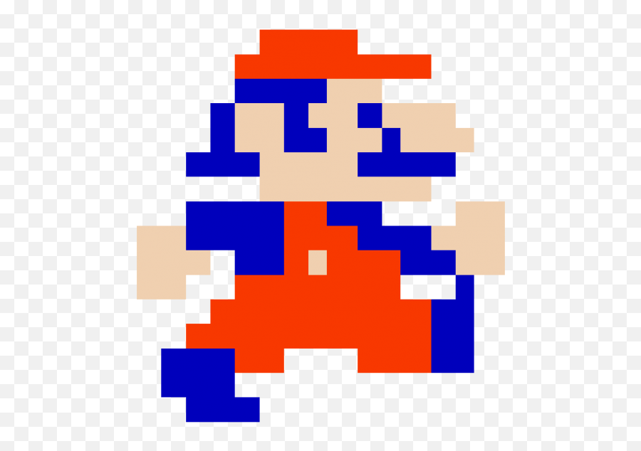 Redesigning Super Mario Emoji,8 Bit Mario Png