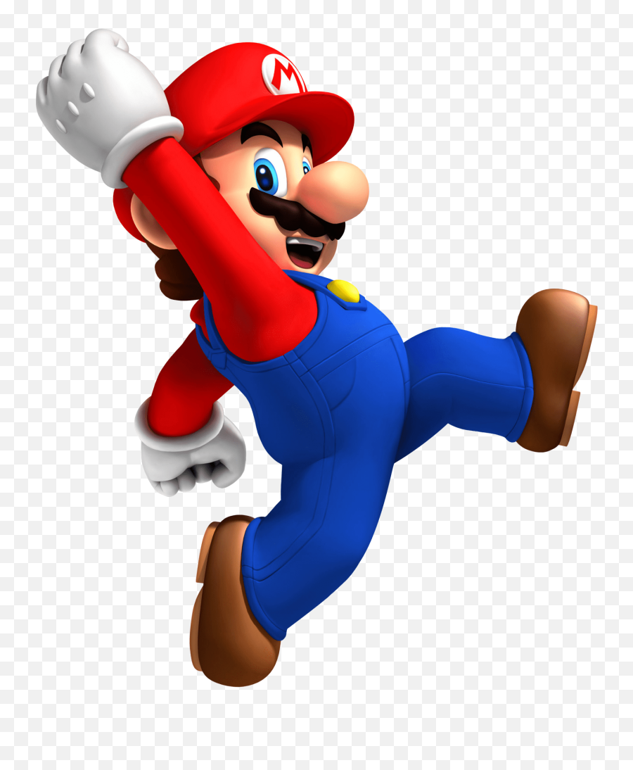 Mario Running Transparent Png - Super Mario Bros Wii Mario Emoji,Mario Png