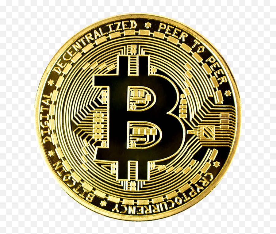 Bitcoin Collectors Coin Gold - Gold Transparent Bitcoin Logo Emoji,Bitcoin Logo