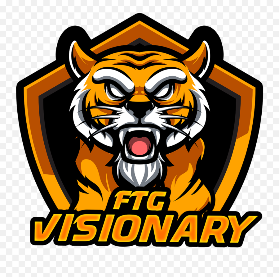 Tiger Gaming Logo Yellow Mascot - Yellow Tiger Gaming Logo Emoji,Fortnite Logo Maker
