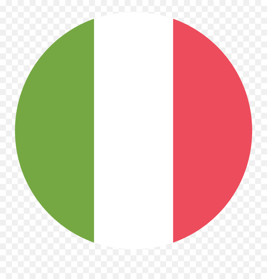 Italy Flag Emoji Clipart Free Download Transparent Png - Italy Flag Circle Png,Italy Clipart