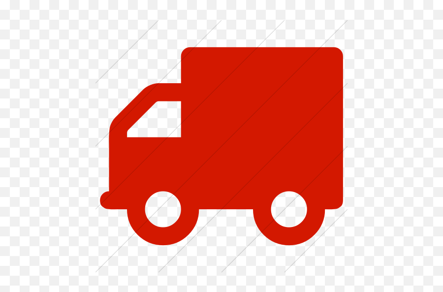 Bootstrap Font Awesome Truck Icon Style Simple Red Emoji,Truck Icon Png
