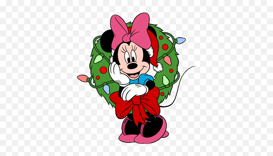 Mickey Mouse Christmas Clip Art - Minnie Mouse Christmas Clipart Emoji,Disney Christmas Clipart