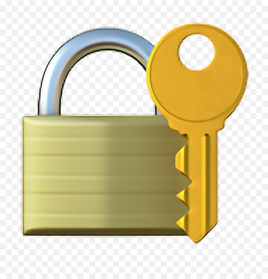 Lock With Key Emoji - Lock And Key Emoji Transparent,Lock And Key Clipart