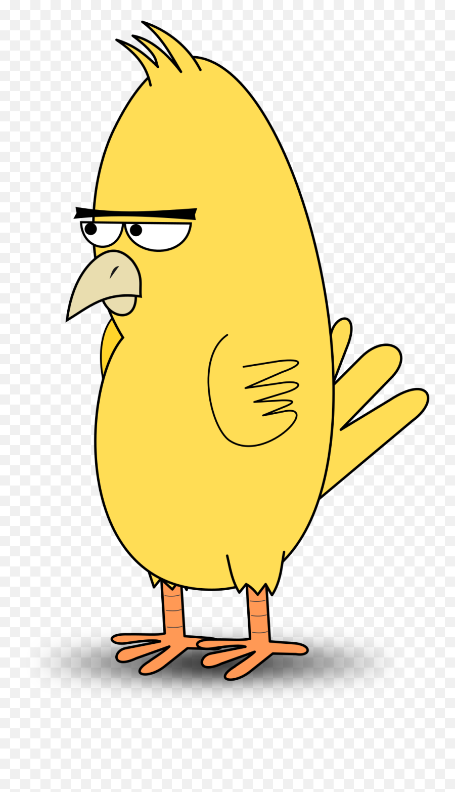 Bird Angry Animal Angry Bird Png Picpng - Yellow Clipart Angry Bird Emoji,Angry Birds Png
