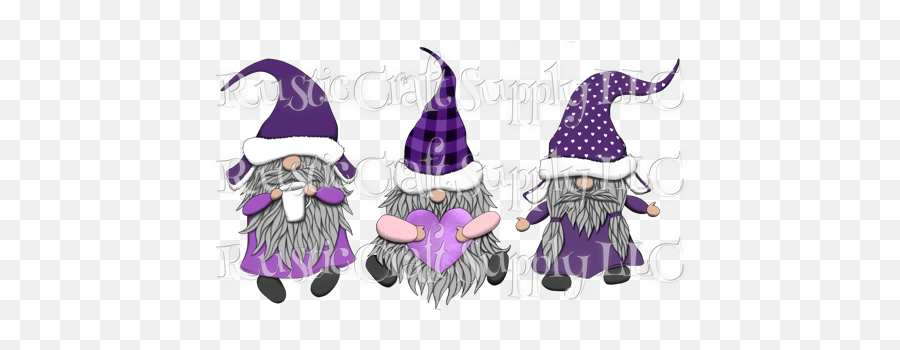 Rcs Transfer - Gnomes Purple Valentines T339 Purple Gnomes Emoji,Gnome Clipart