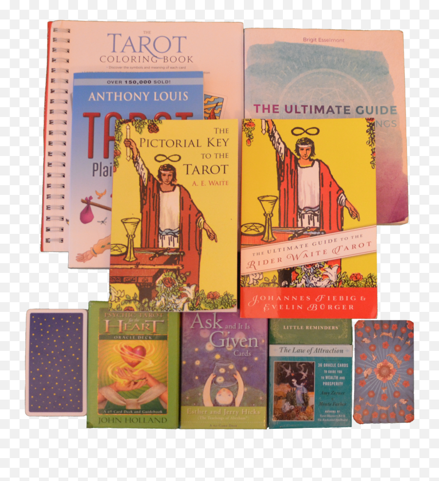 Tarot Cards And Books - Health Manifested Emoji,Tarot Cards Png