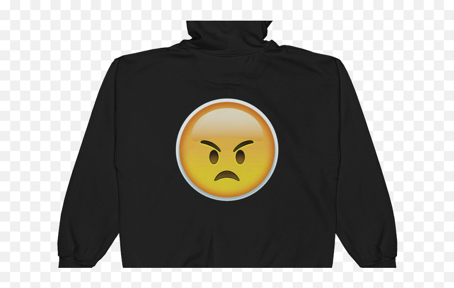 Download Emoji Zip Hoodie Angry Face Just Emoji - Hoodie,Angry Face Emoji Png