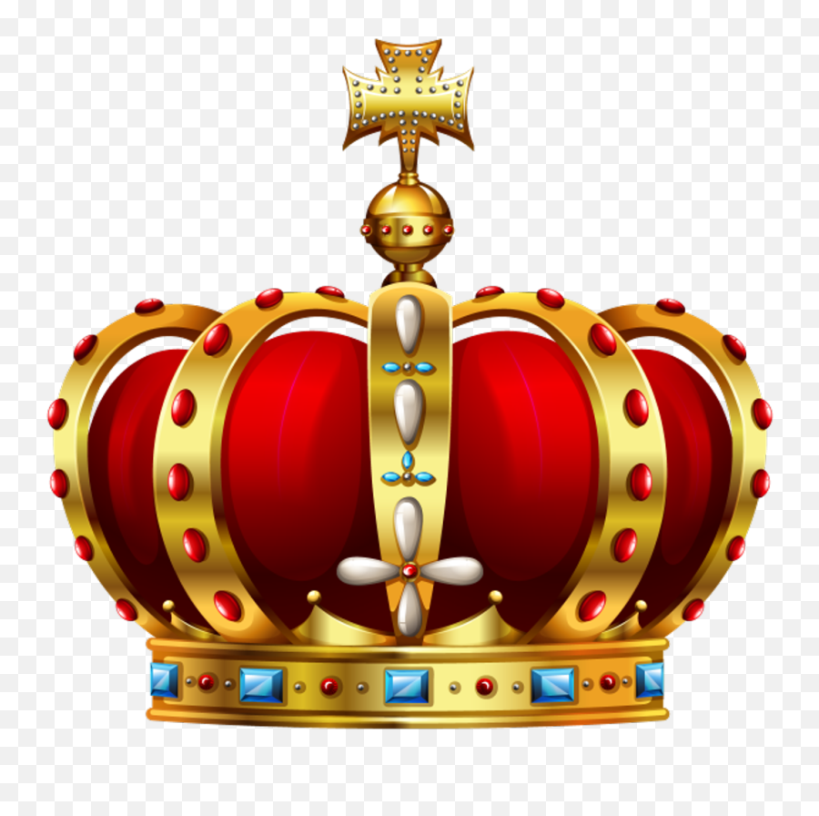 Scking King Crown Object God Red Ftestickers - Corona King Crown Vector Emoji,King Crown Clipart
