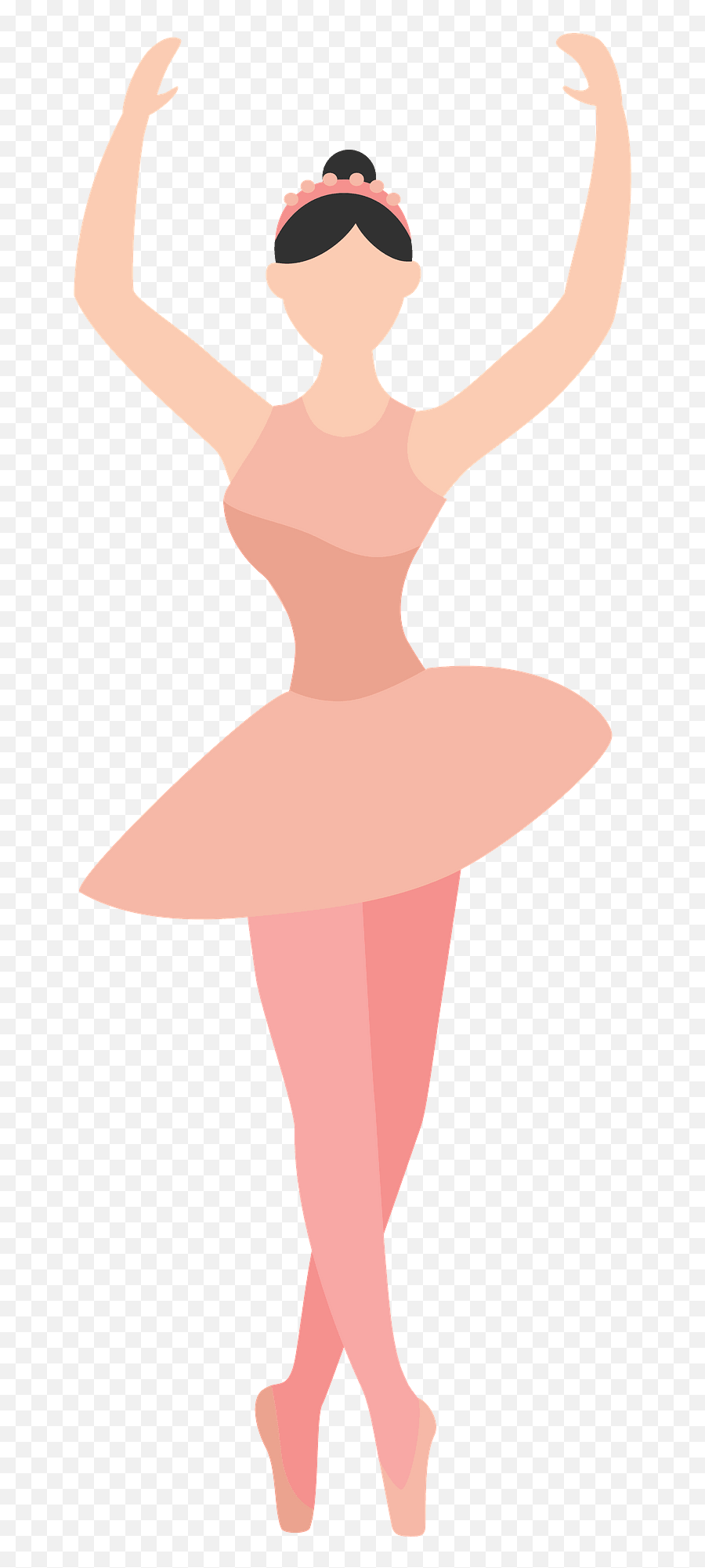 Ballet Dancer Clipart - Athletic Dance Move Emoji,Dancer Clipart