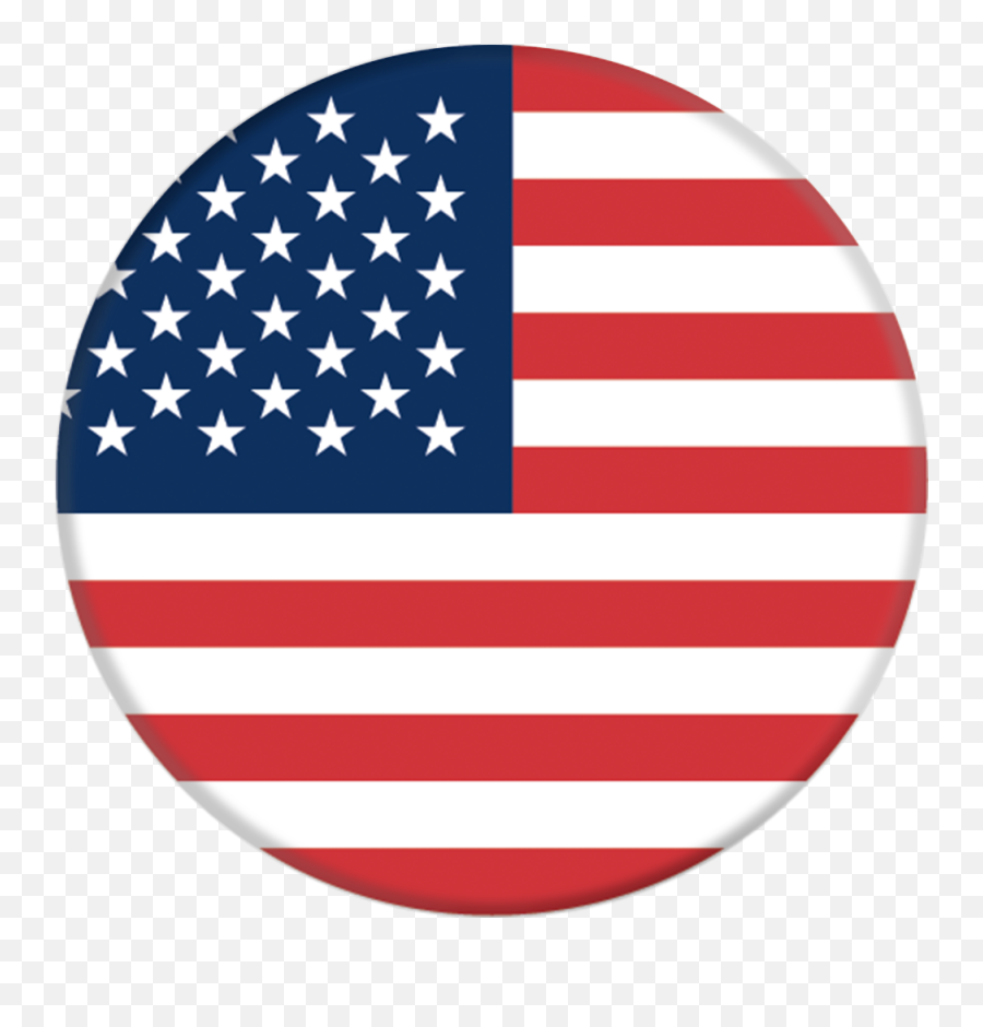 Baseball Us Flag Picture Free Png Files - Round United State Flag Emoji,Us Flag Clipart