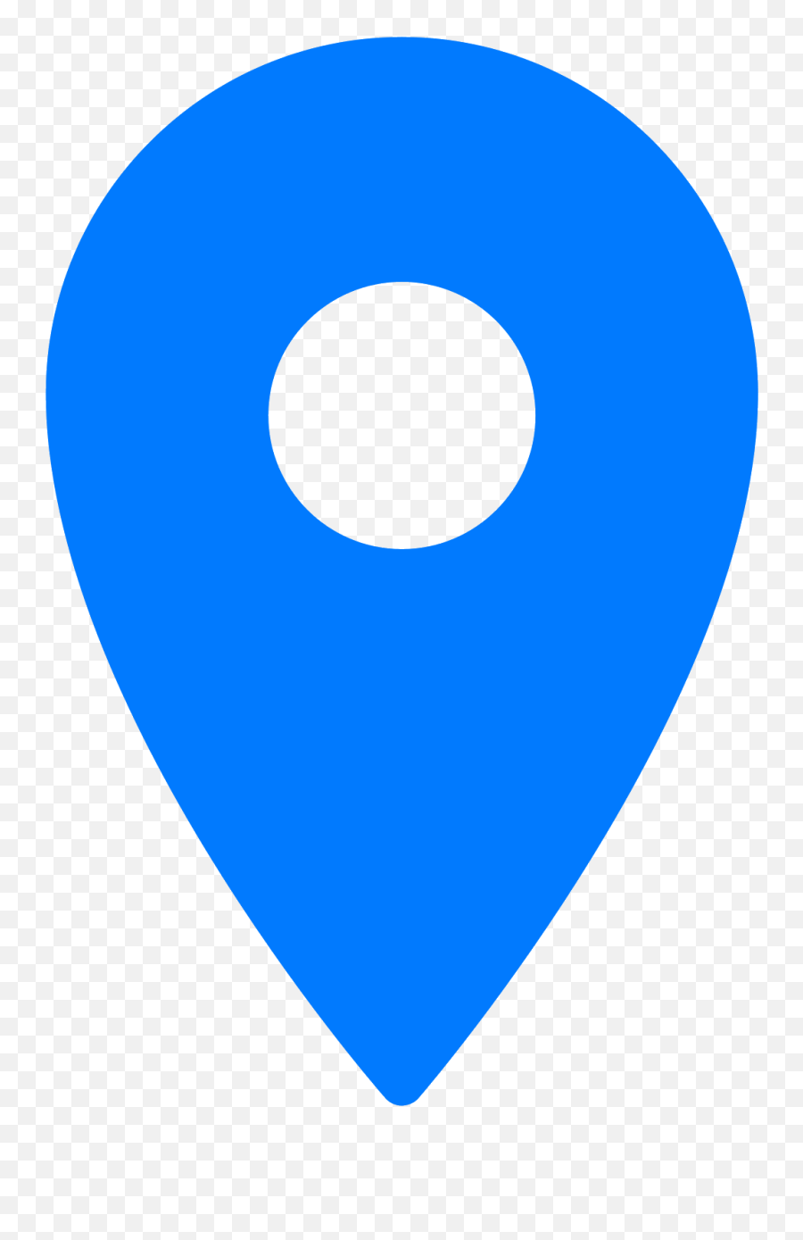 Marker Filled Icon - Blue Location Symbol Png Emoji,Location Png