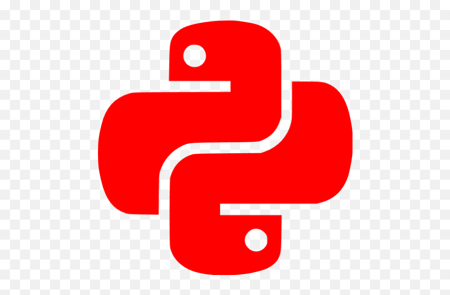 Red Python Icon - Vertical Emoji,Python Logo