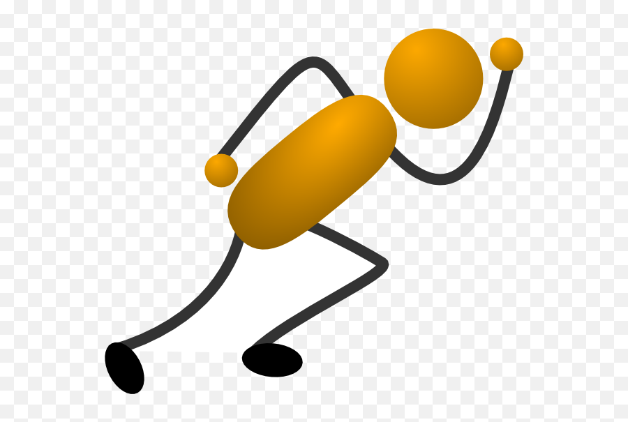 Running Stick Figure Clip Art At Clkercom - Vector Clip Art Clip Art Running Stick Figure Emoji,Running Clipart