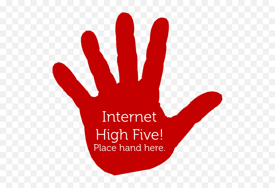 Download Internet High Five - Internet Full Size Png Image Internet High Five Emoji,High Five Clipart