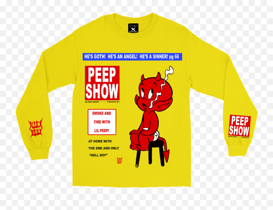 Lil Peep Png - Alien Body Lil Peep Shirt Emoji,Lil Peep Png