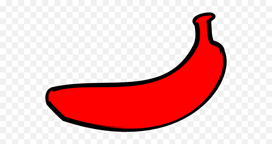 Red Banana Clip Art At Clker - Red Banana Png Clipart Emoji,Bananas Clipart
