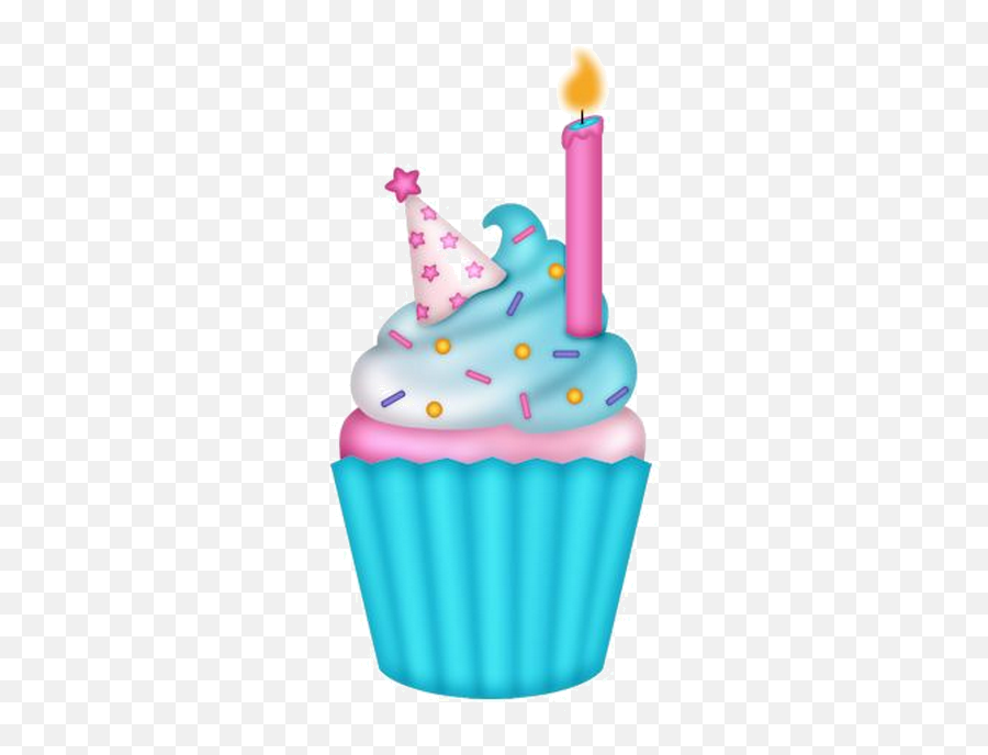 Cupcake Clipart Birthday Clips - Cupcake Birthday Clipart Emoji,Birthday Cupcake Clipart