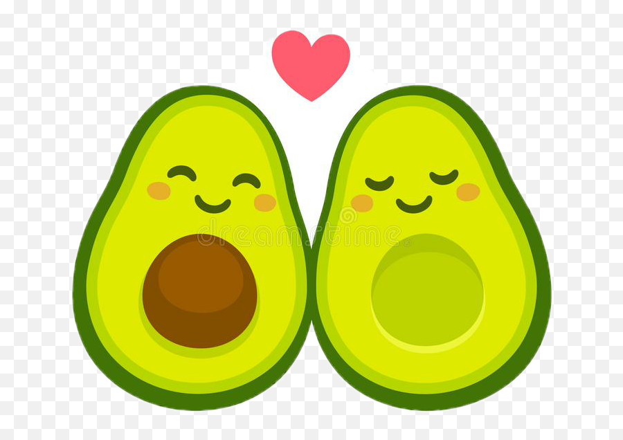 Avocado Sticker Challenge On Picsart Emoji,Avacado Clipart
