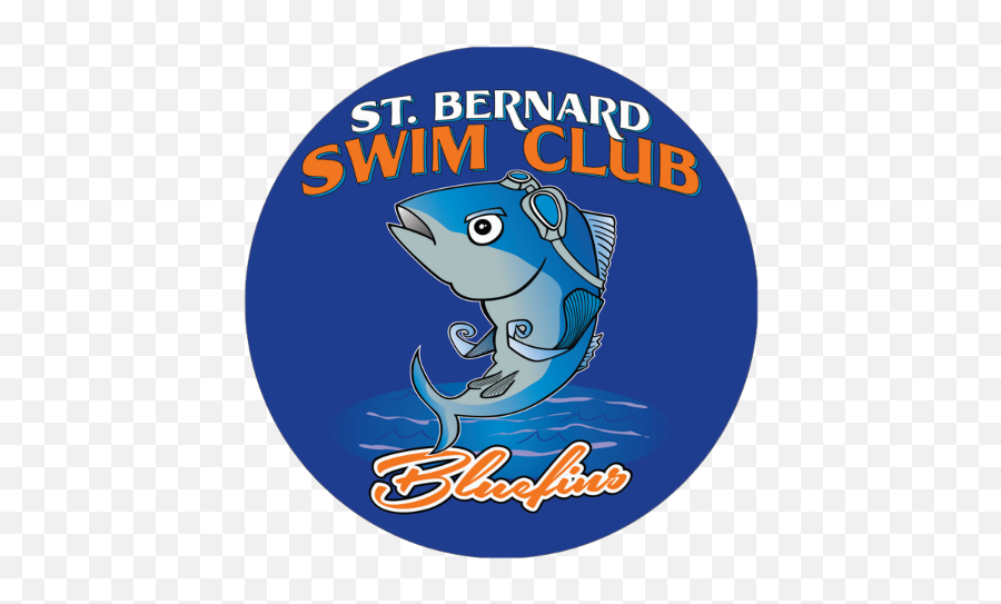 St Bernard Swim Club - Team Info Emoji,Flying Fish Logo