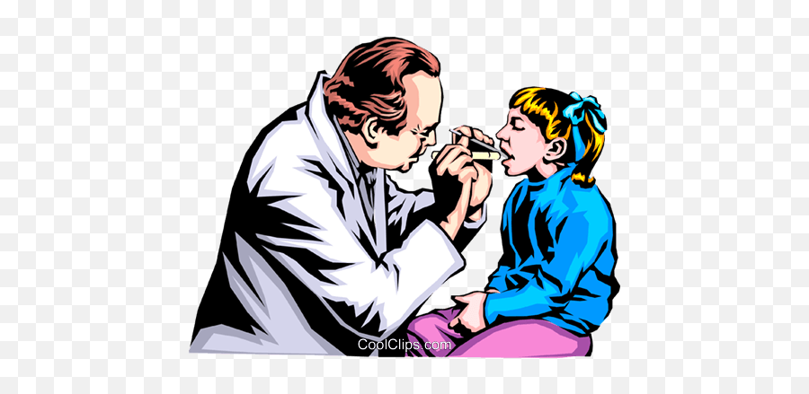 Doctor Checking Young Patient Royalty Free Vector Clip Art Emoji,Patient Png
