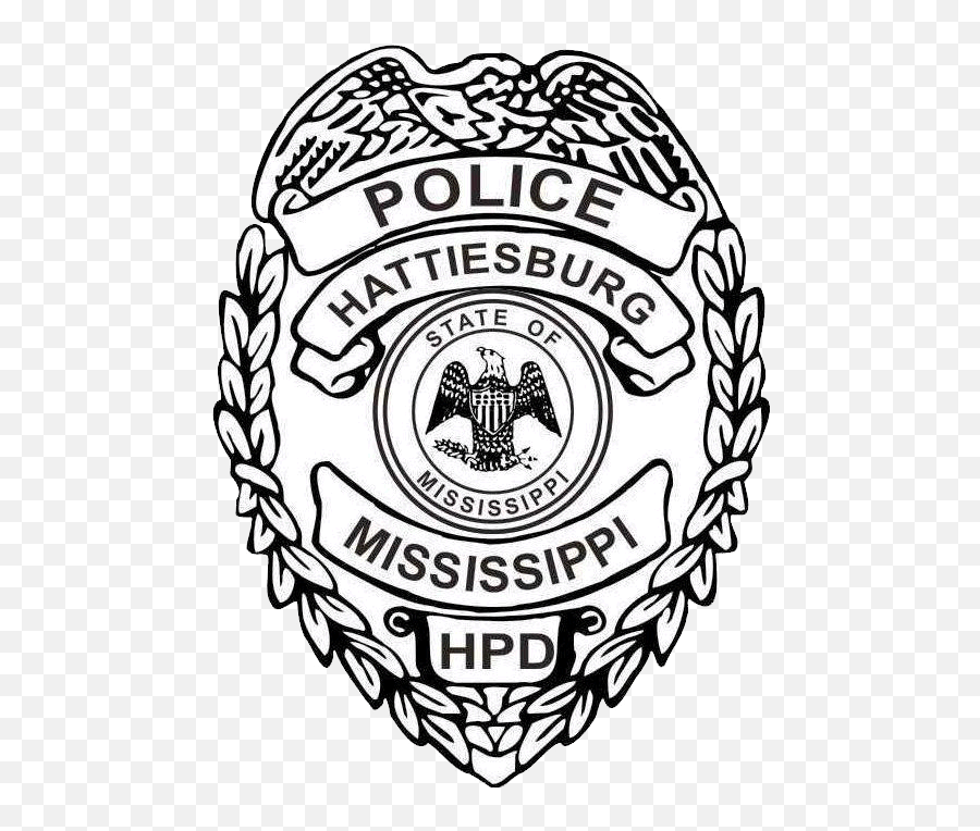 Police Department - Hattiesburg Police Department Badge Blank Police Badge Clipart Emoji,Badge Clipart