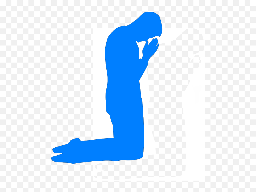 Praying Man Clip Art - Man Kneeling In Prayer Transparent Stretches Emoji,Praying Clipart