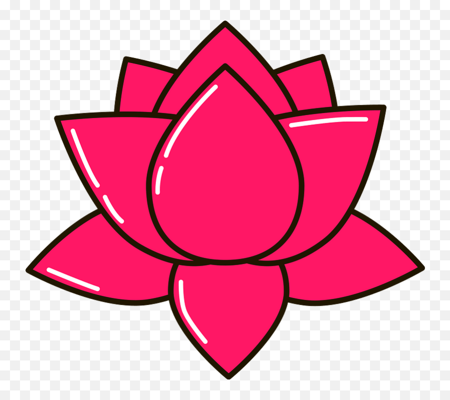 Lotus Clipart Free Download Transparent Png Creazilla - Floral Emoji,Lotus Flower Clipart