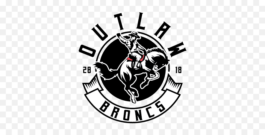 Logo Design For Outlaw Broncs By Mandy Illustrator Design - Language Emoji,Outlaw Logo