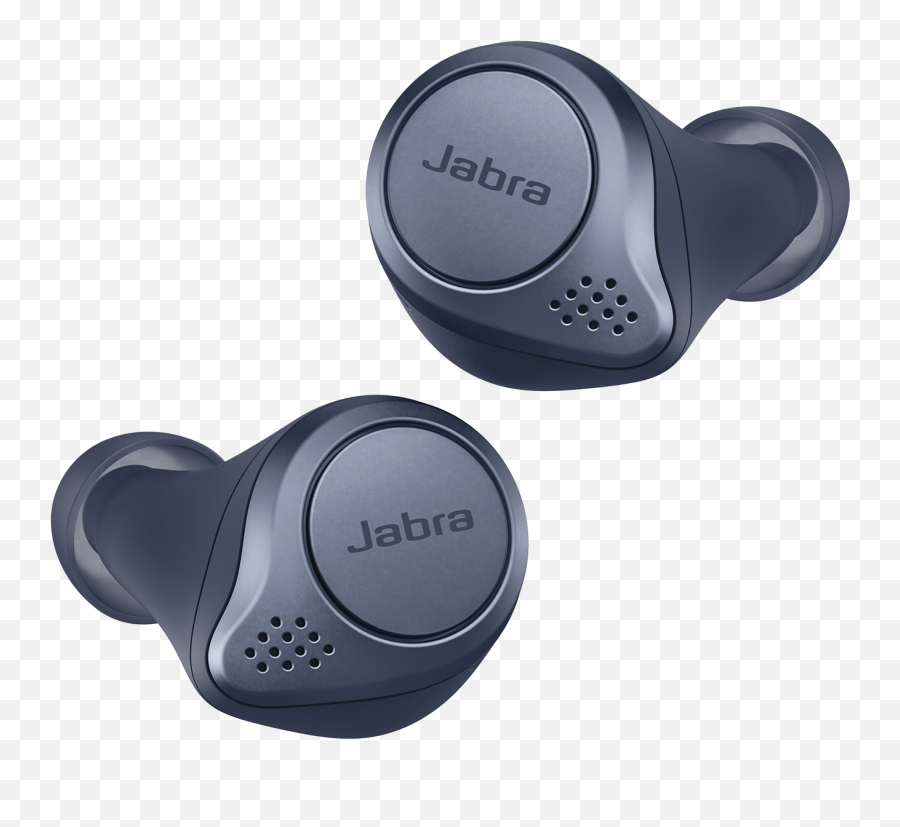 Best Earphones For Cyclists 2021 - Jabra Elite Active 75t Navy Emoji,Headphones Transparent Background