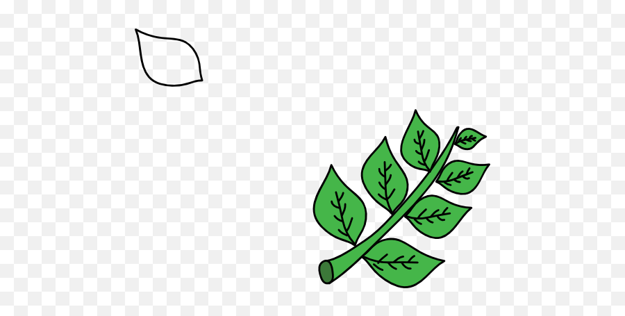 Green Tree Branch Clipart Emoji,Tree Branch Clipart