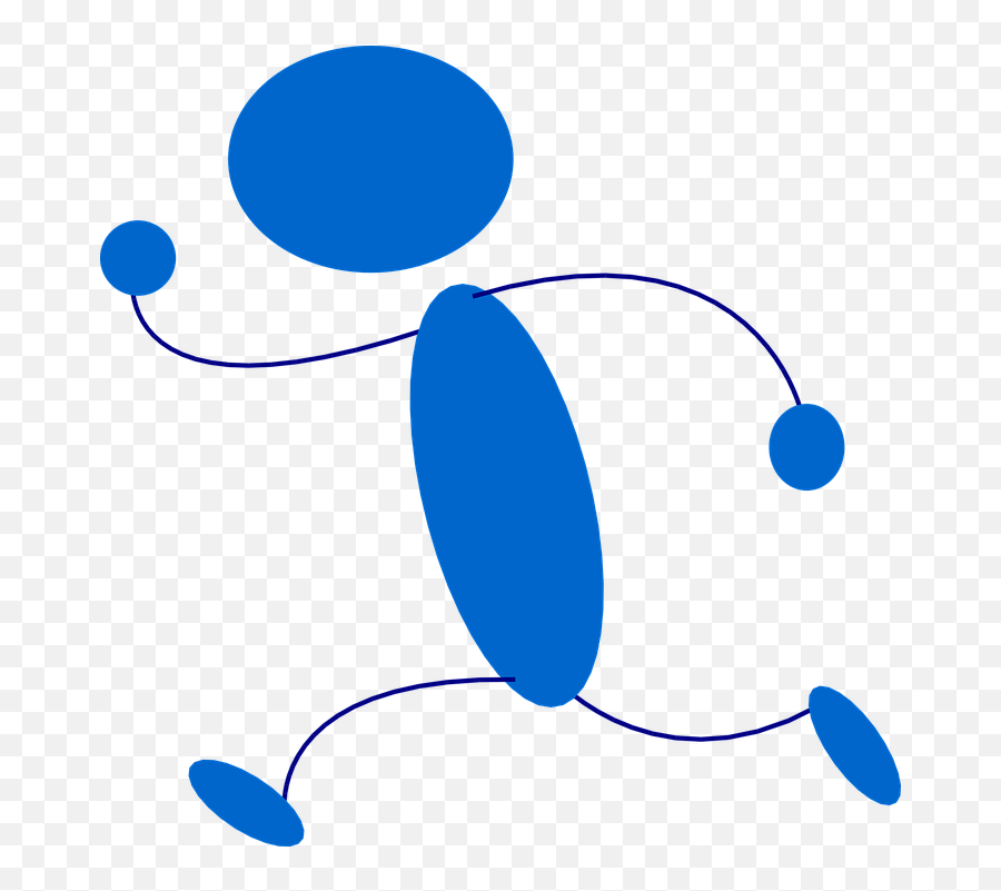 Stick Figure Stickman Runner - Free Vector Graphic On Pixabay Clipart Active Emoji,Stick Figure Transparent