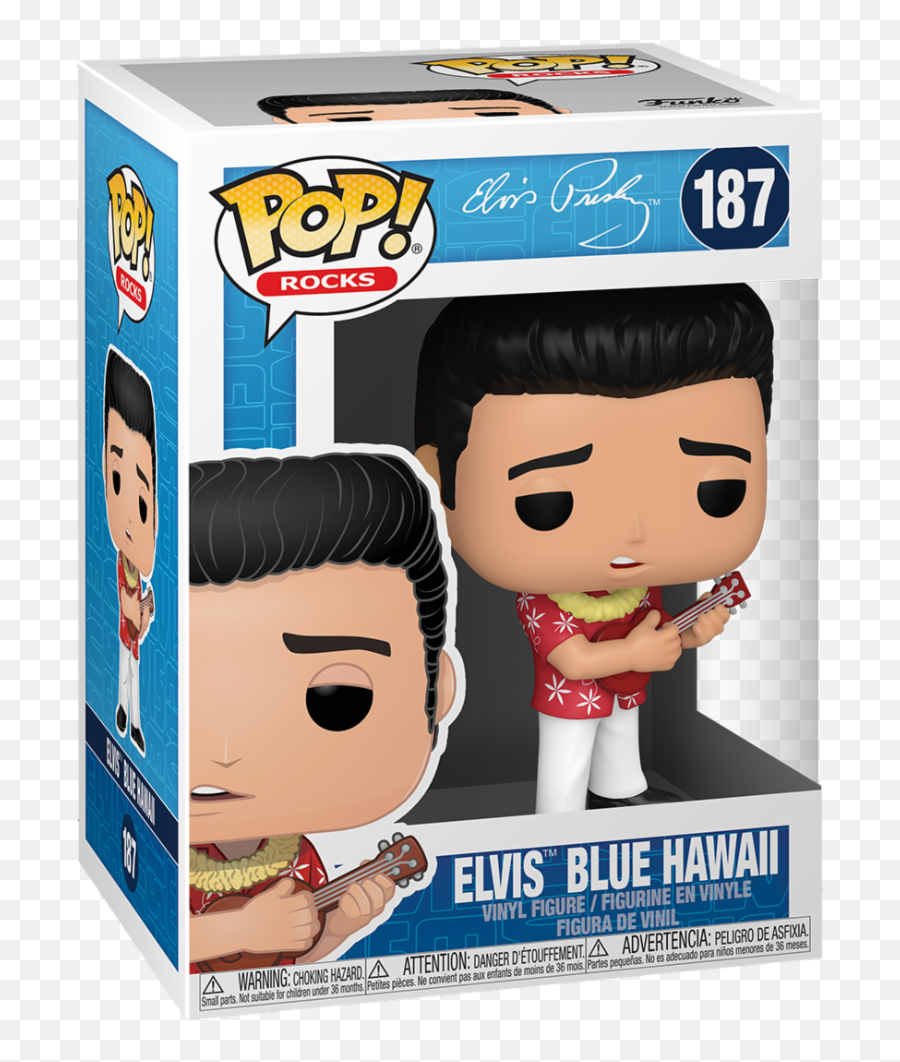 Pop Rocks 187 Elvis Buy Funko Pop Poppular - Funko Pop Elvis Blue Hawaii Emoji,Elvis Presley Clipart
