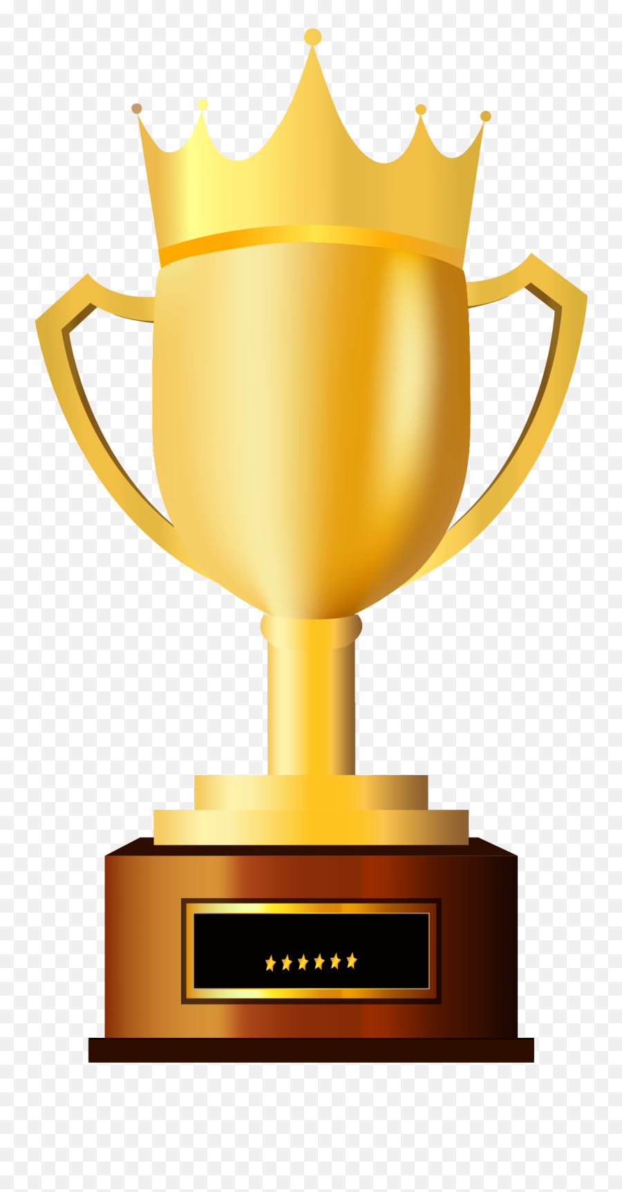 Crown Trophy Vector Png Download - Free Trophy Vector Png Emoji,Trophy Png