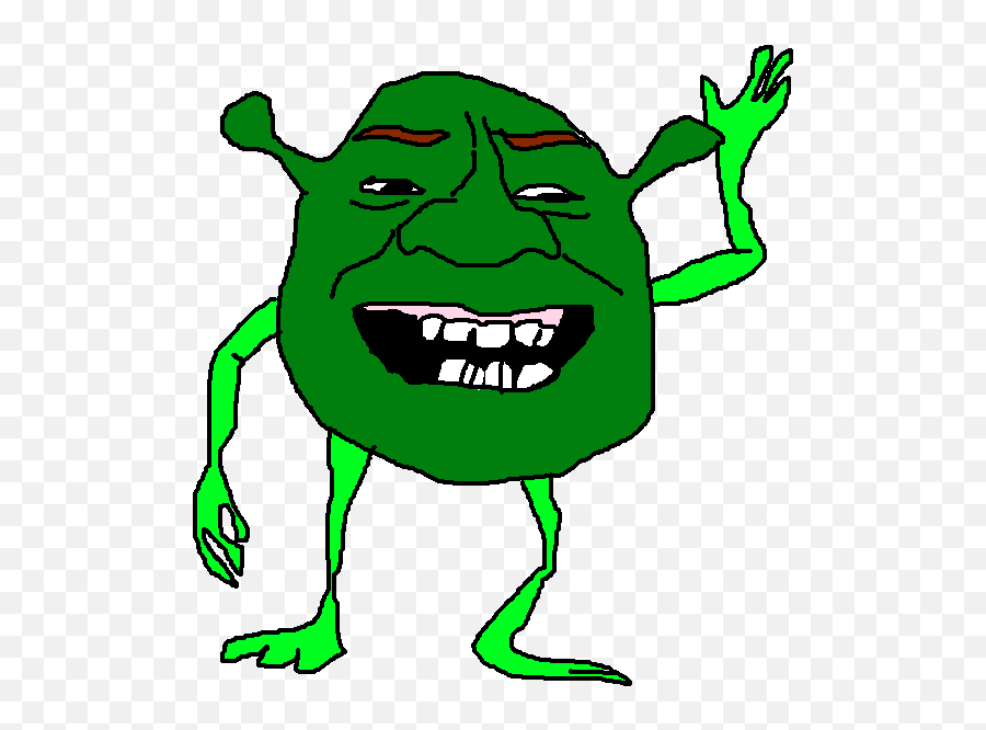 Face Clipart Shrek Picture 1041723 Face Clipart Shrek - Shrek Meme Emoji,Shrek Png