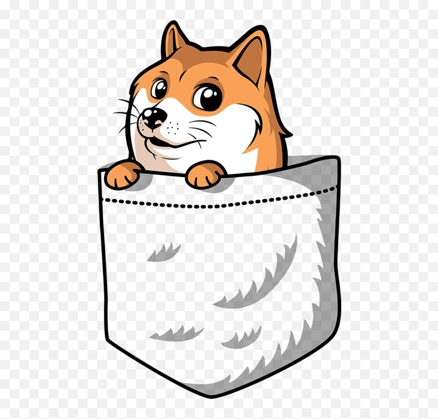 Pocket Doge T - Pocket Doge Emoji,Doge Png