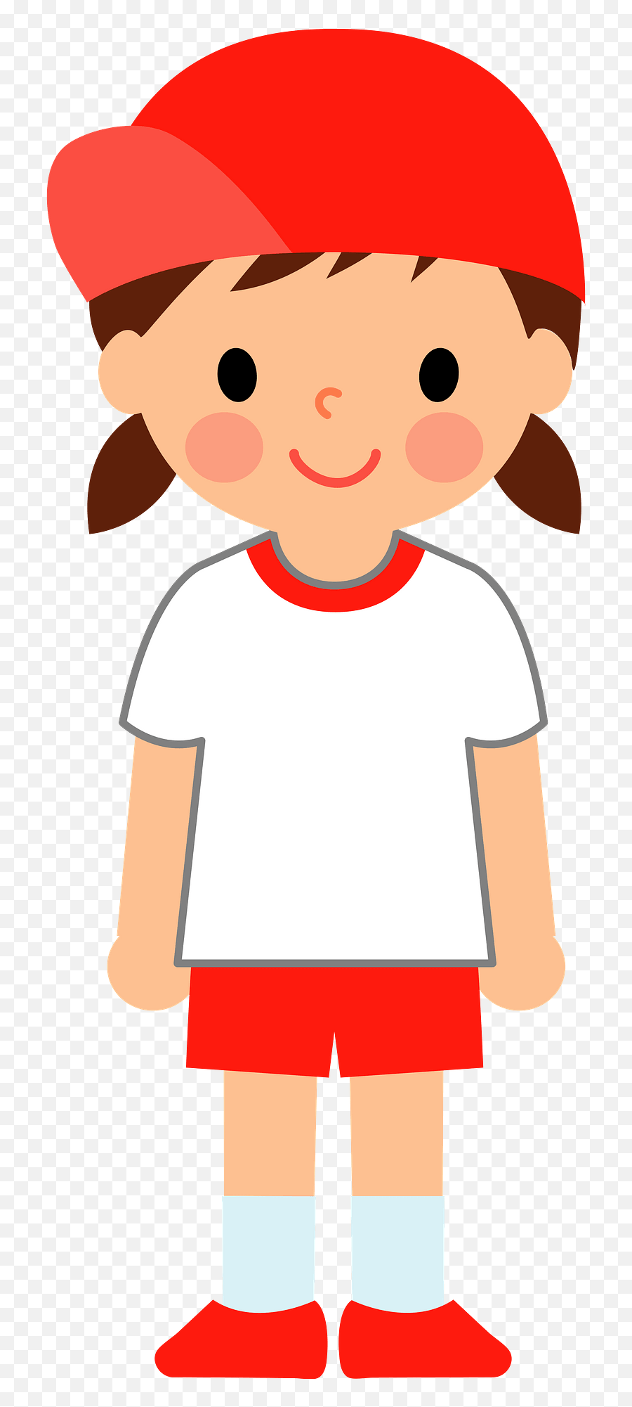 Schoolgirl Wearing A Gym Suit Clipart Free Download Emoji,Gym Clipart