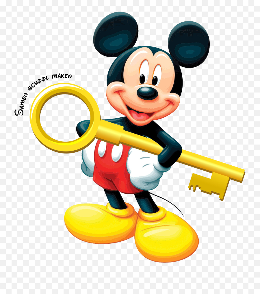 Mickey Mouse De Sleutel - Mickey Mouse Standee Clipart Emoji,Disney Cruise Clipart