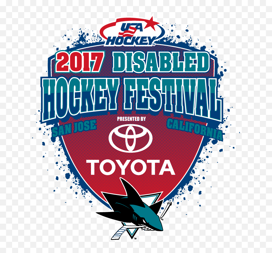 San Jose Sharks On Twitter The 2017 Usa Disabled Hockey - Usa Hockey Emoji,San Jose Sharks Logo